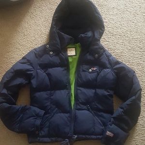 Hollister puffer jacket